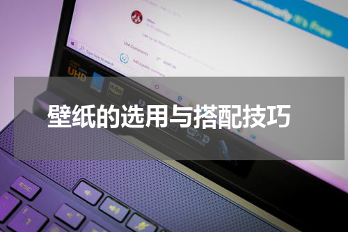  壁纸的选用与搭配技巧