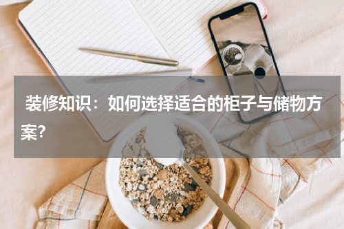  装修知识：如何选择适合的柜子与储物方案？